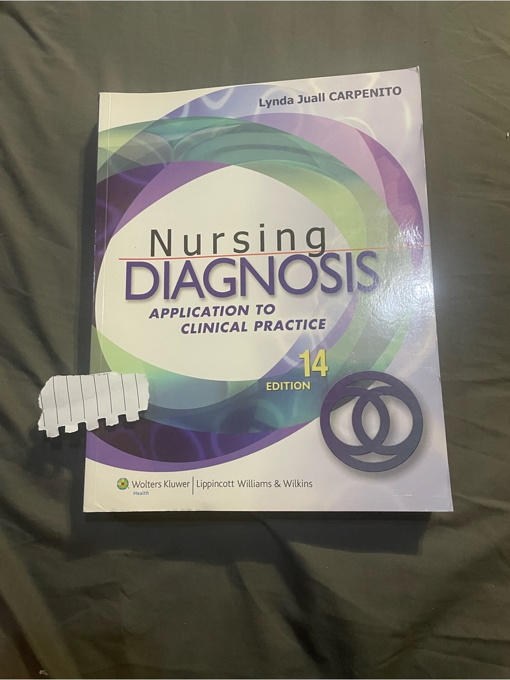 Nursing Diagnosis 14th Edition Textbook - Purple/Green Cover